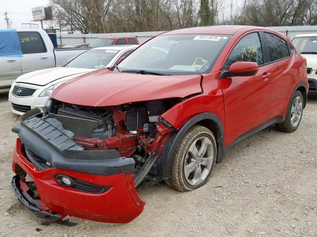 3CZRU5H50GM713958 - 2016 HONDA HR-V EX RED photo 2