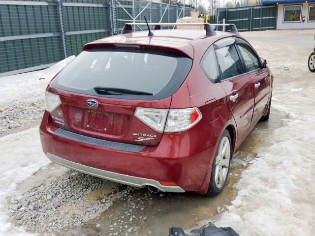 JF1GH6D67BH821065 - 2011 SUBARU IMPREZA OU RED photo 4