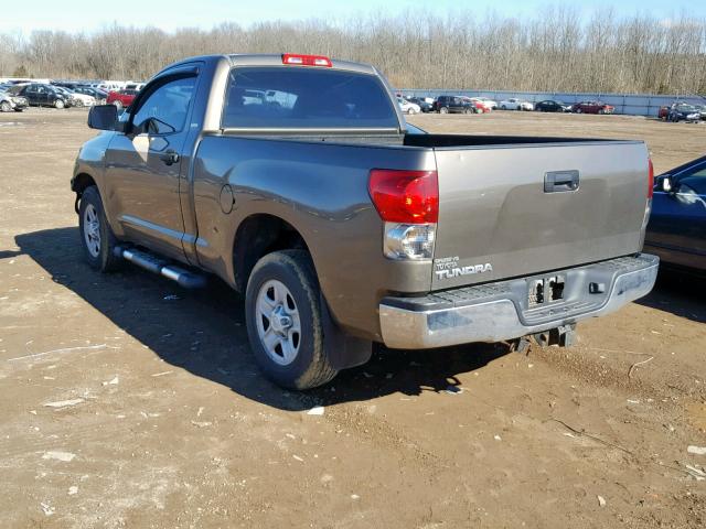 5TFJT52147X002186 - 2007 TOYOTA TUNDRA BROWN photo 3