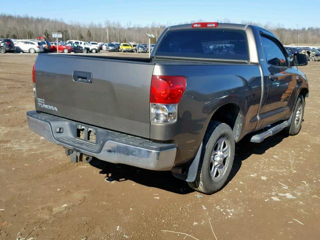 5TFJT52147X002186 - 2007 TOYOTA TUNDRA BROWN photo 4