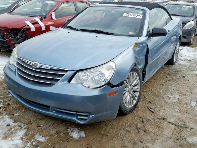 1C3LC45B79N540049 - 2009 CHRYSLER SEBRING LX BLUE photo 2