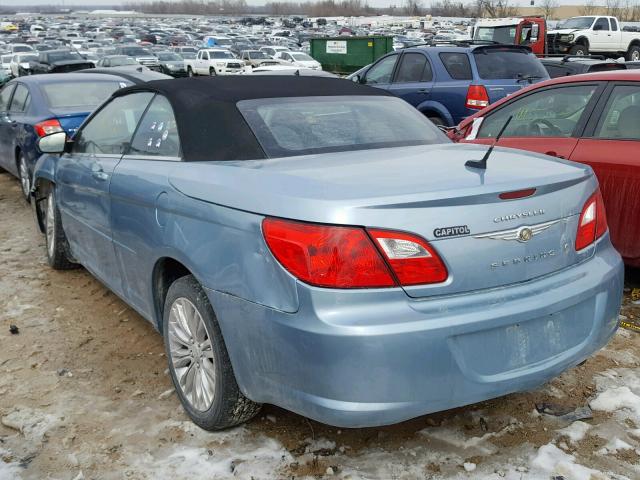 1C3LC45B79N540049 - 2009 CHRYSLER SEBRING LX BLUE photo 3