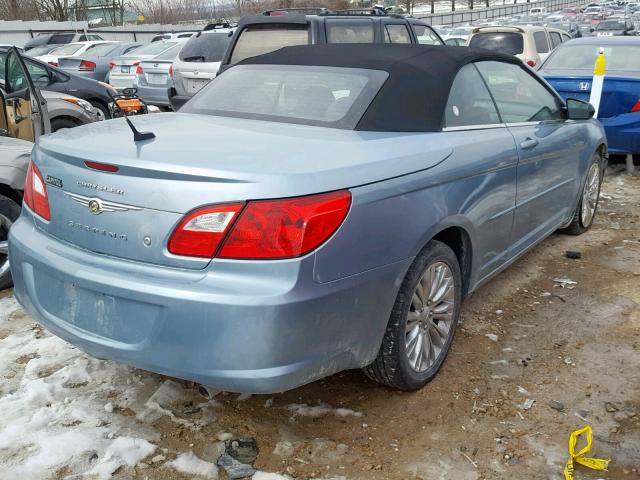 1C3LC45B79N540049 - 2009 CHRYSLER SEBRING LX BLUE photo 4