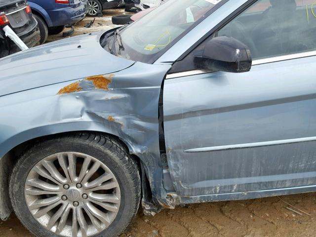 1C3LC45B79N540049 - 2009 CHRYSLER SEBRING LX BLUE photo 9