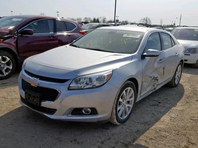 1G11F5SL3FF325389 - 2015 CHEVROLET MALIBU LTZ SILVER photo 2