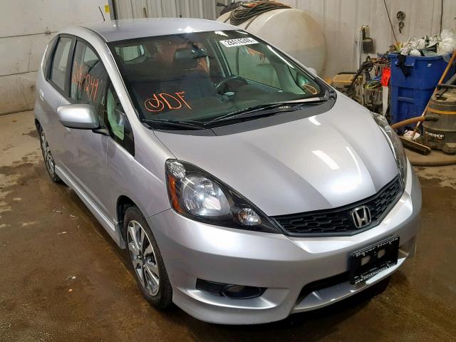 JHMGE8H54DC040499 - 2013 HONDA FIT SPORT SILVER photo 1