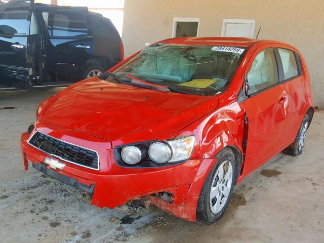 1G1JA6SH4F4151439 - 2015 CHEVROLET SONIC LS 红色 照片 2