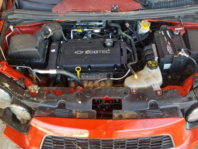 1G1JA6SH4F4151439 - 2015 CHEVROLET SONIC LS 红色 照片 7