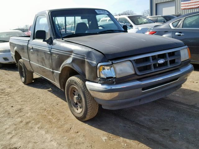 1FTCR10A8RUA73947 - 1994 FORD RANGER BLACK photo 1