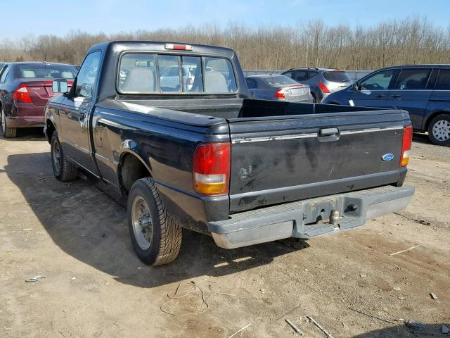 1FTCR10A8RUA73947 - 1994 FORD RANGER BLACK photo 3