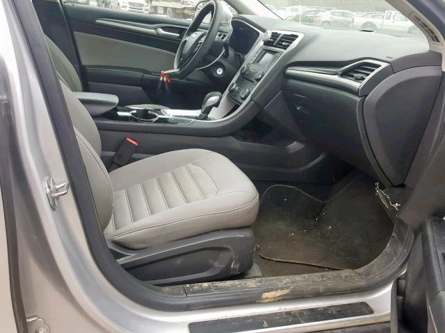 3FA6P0G78ER351793 - 2014 FORD FUSION S SILVER photo 5