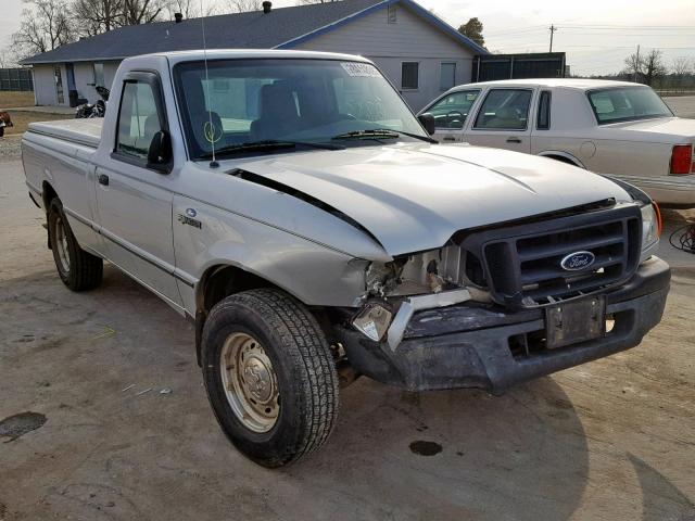 1FTYR10UX4PA95245 - 2004 FORD RANGER SILVER photo 1