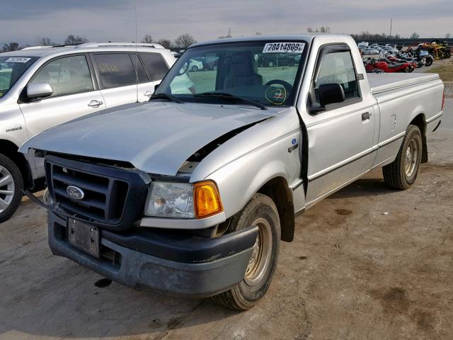 1FTYR10UX4PA95245 - 2004 FORD RANGER SILVER photo 2