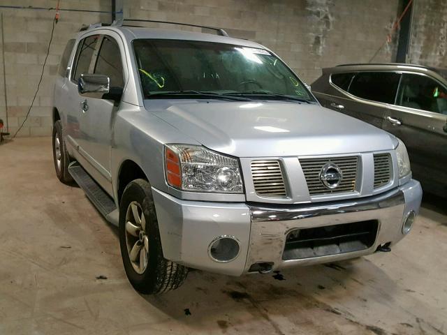 5N1AA08BX6N710523 - 2006 NISSAN ARMADA SE SILVER photo 1