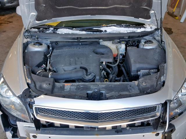1G1ZC5E07CF212795 - 2012 CHEVROLET MALIBU 1LT SILVER photo 7