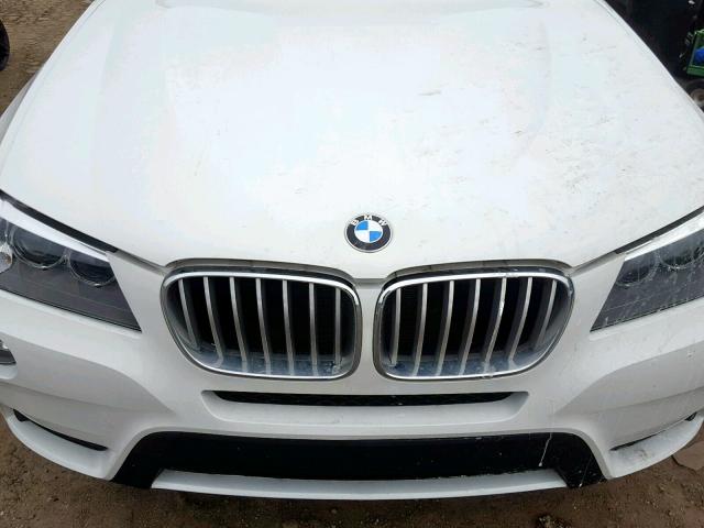 5UXWX9C55D0D06457 - 2013 BMW X3 XDRIVE2 WHITE photo 7