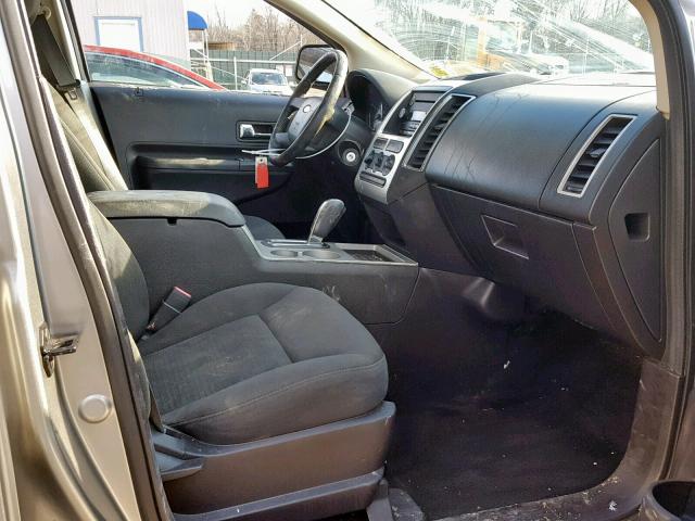 2FMDK38C38BA31180 - 2008 FORD EDGE SEL SILVER photo 5