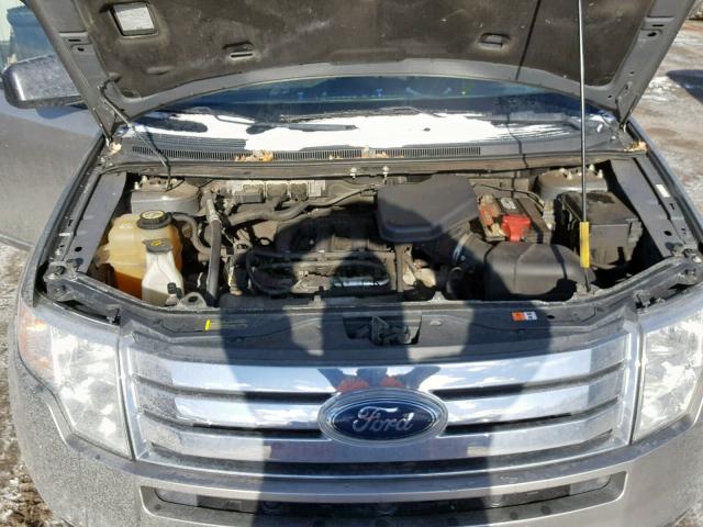 2FMDK38C38BA31180 - 2008 FORD EDGE SEL SILVER photo 7