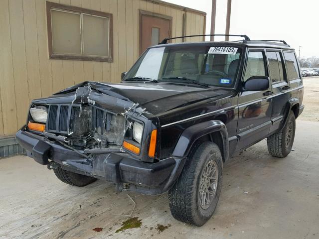 1J4FJ78S0WL256405 - 1998 JEEP CHEROKEE L BLACK photo 2