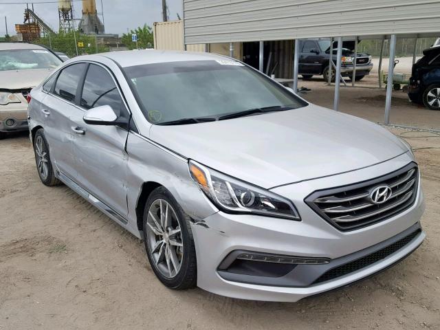 5NPE34AB7HH575361 - 2017 HYUNDAI SONATA SPO SILVER photo 1