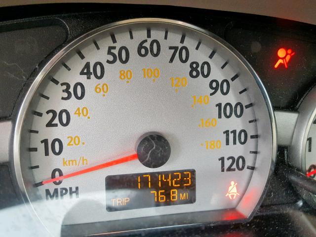 1G8AL55F87Z174999 - 2007 SATURN ION LEVEL RED photo 8