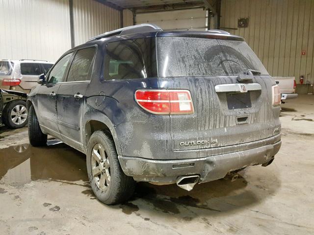 5GZEV23768J167298 - 2008 SATURN OUTLOOK XR შავი ფოტო 3