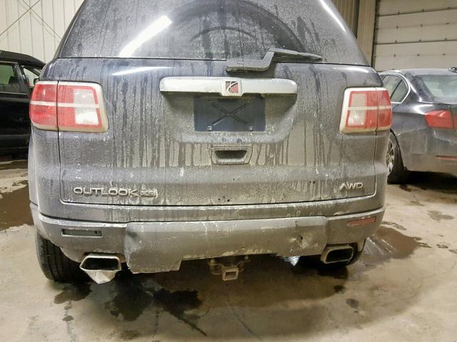 5GZEV23768J167298 - 2008 SATURN OUTLOOK XR შავი ფოტო 9