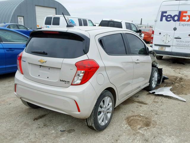 KL8CD6SA0JC467468 - 2018 CHEVROLET SPARK 1LT CREAM photo 4