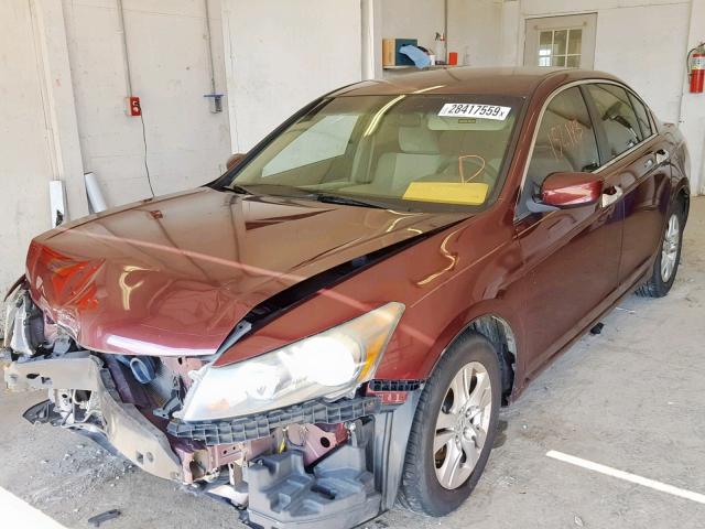 1HGCP2F44AA113848 - 2010 HONDA ACCORD LXP BURGUNDY photo 2