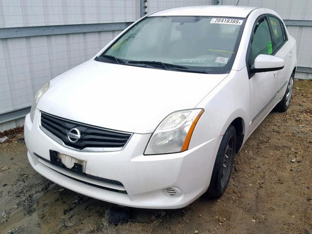 3N1AB6AP8BL622352 - 2011 NISSAN SENTRA 2.0 WHITE photo 2