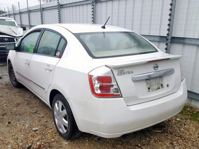 3N1AB6AP8BL622352 - 2011 NISSAN SENTRA 2.0 WHITE photo 3