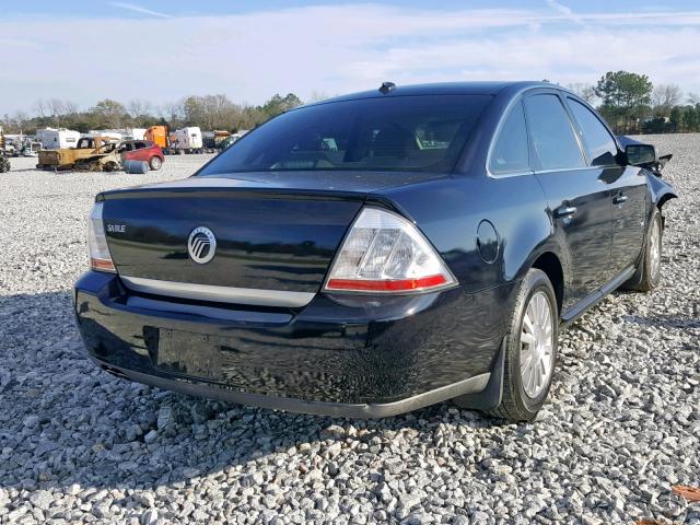 1MEHM40W98G609205 - 2008 MERCURY SABLE LUXU BLACK photo 4