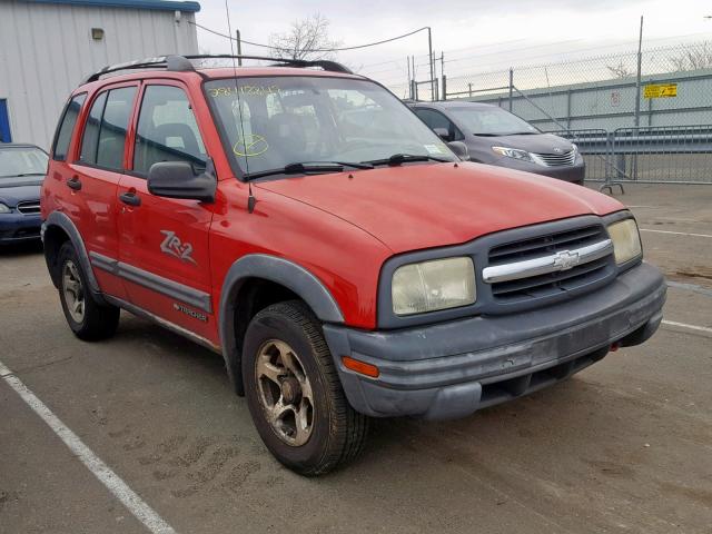 2CNBJ734226907268 - 2002 CHEVROLET TRACKER ZR RED photo 1