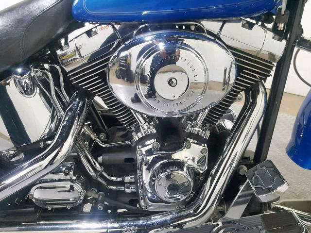 1HD1BWB151Y056489 - 2001 HARLEY-DAVIDSON FLSTCI BLUE photo 11