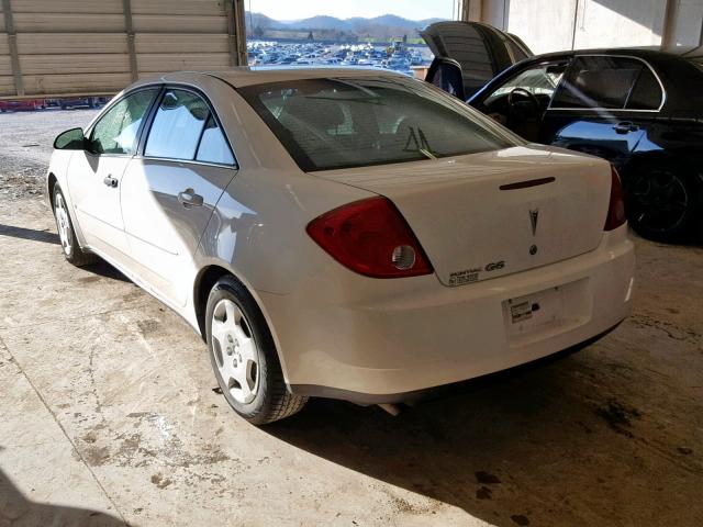 1G2ZF58B474164755 - 2007 PONTIAC G6 VALUE L WHITE photo 3