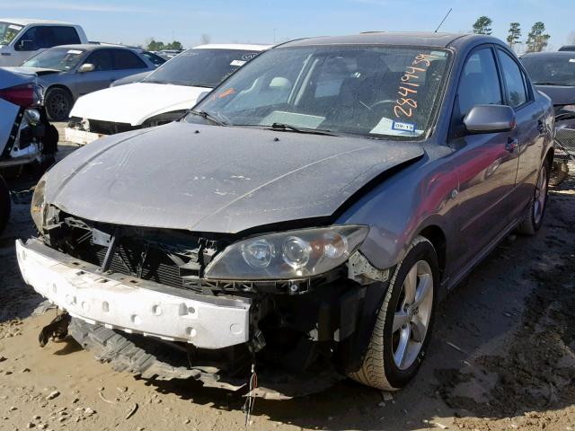 JM1BK32G861416881 - 2006 MAZDA 3 I SILVER photo 2