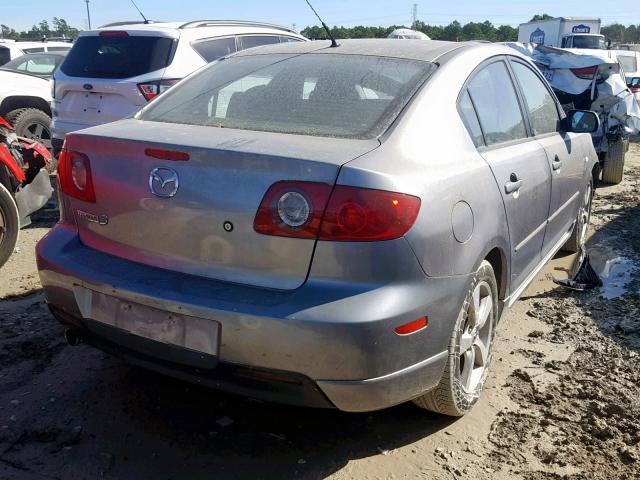 JM1BK32G861416881 - 2006 MAZDA 3 I SILVER photo 4