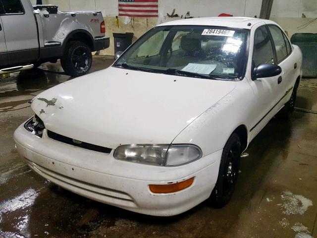 1Y1SK5289SZ047735 - 1995 GEO PRIZM LSI WHITE photo 2