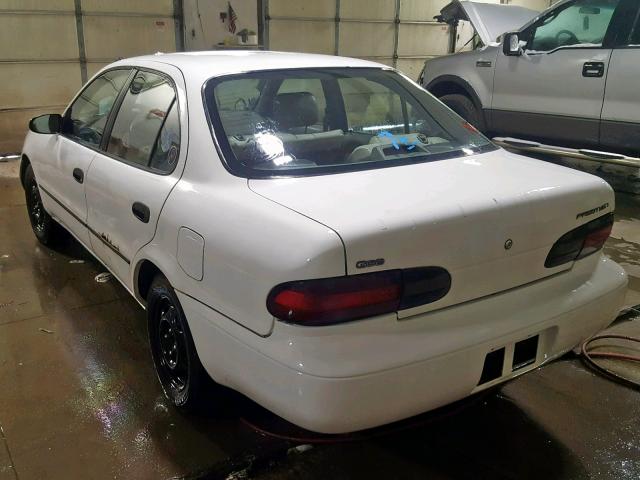 1Y1SK5289SZ047735 - 1995 GEO PRIZM LSI WHITE photo 3