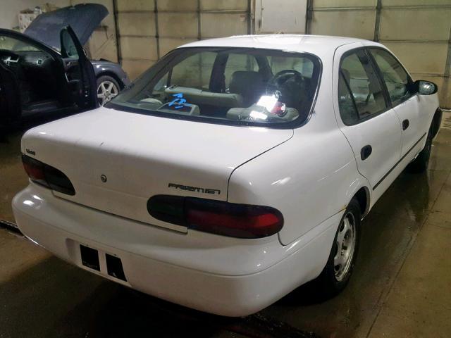 1Y1SK5289SZ047735 - 1995 GEO PRIZM LSI WHITE photo 4