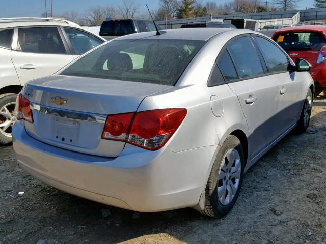 1G1PA5SH9D7172593 - 2013 CHEVROLET CRUZE LS SILVER photo 4