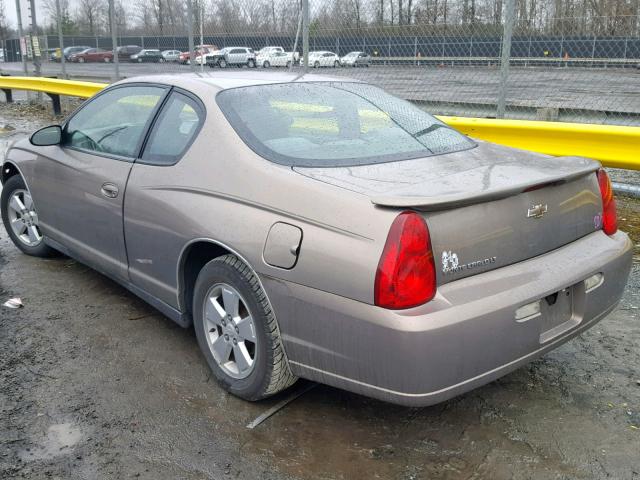 2G1WM15K569268984 - 2006 CHEVROLET MONTE CARL GOLD photo 3