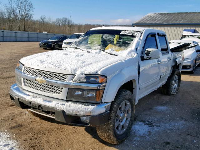 1GCHTDFE8C8150254 - 2012 CHEVROLET COLORADO L WHITE photo 2