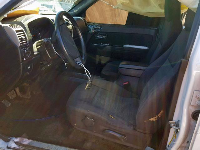 1GCHTDFE8C8150254 - 2012 CHEVROLET COLORADO L WHITE photo 5
