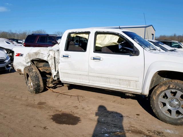 1GCHTDFE8C8150254 - 2012 CHEVROLET COLORADO L WHITE photo 9