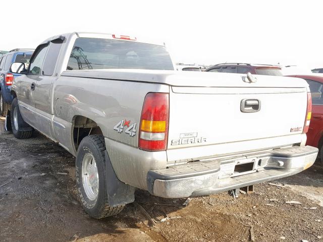 2GTEK19T421108762 - 2002 GMC NEW SIERRA BEIGE photo 3