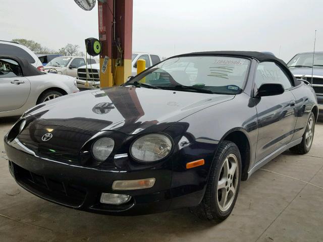 JT5FG02T4W0050000 - 1998 TOYOTA CELICA GT BLACK photo 2