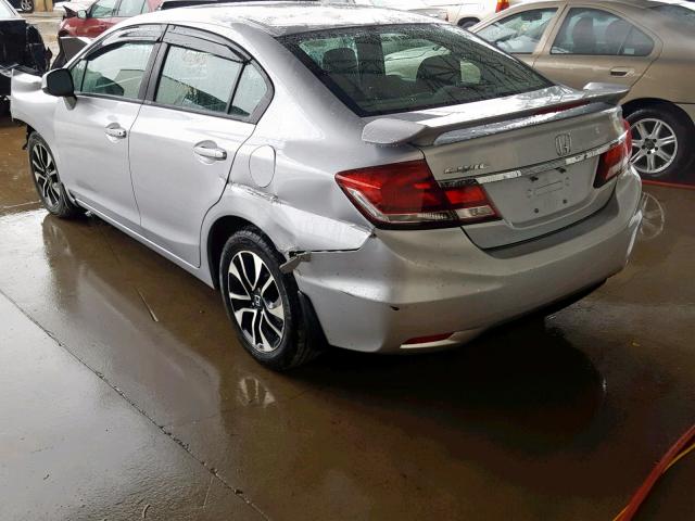 2HGFB2F91DH542040 - 2013 HONDA CIVIC EXL SILVER photo 3