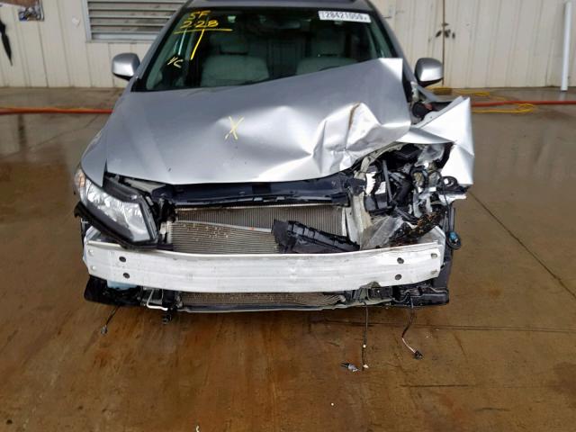 2HGFB2F91DH542040 - 2013 HONDA CIVIC EXL SILVER photo 9