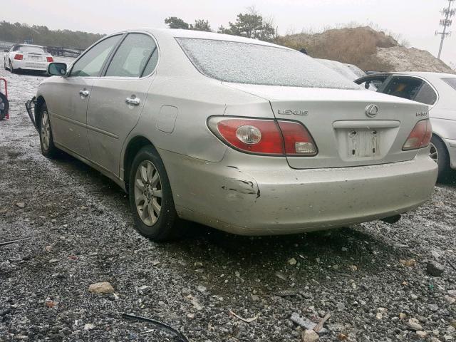 JTHBF30G230119550 - 2003 LEXUS ES 300 SILVER photo 3